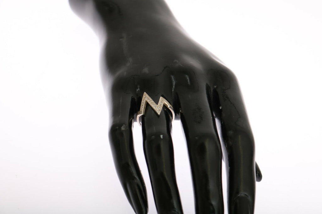 Silber Authentischer Damen Clear Ring