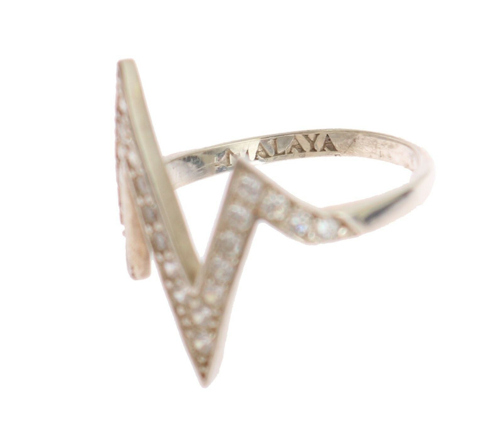 Silber Authentischer Damen Clear Ring