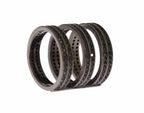 Schwarzer Zirkonia-Rhodium-925er-Silberring