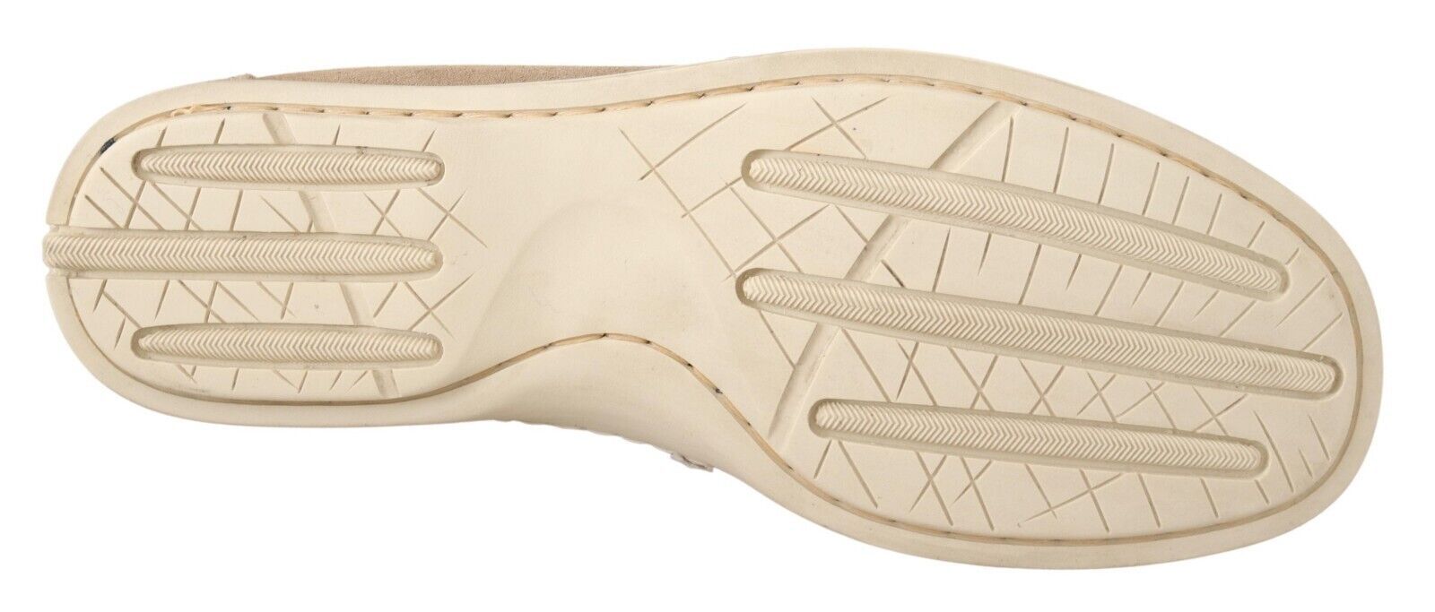 Beige Suede Low Top Moccasin Loafers Casual Men Shoes