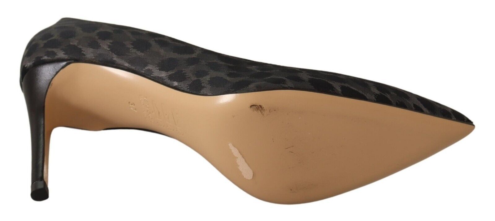 Schwarze Leo-Leder Stiletto Pumps