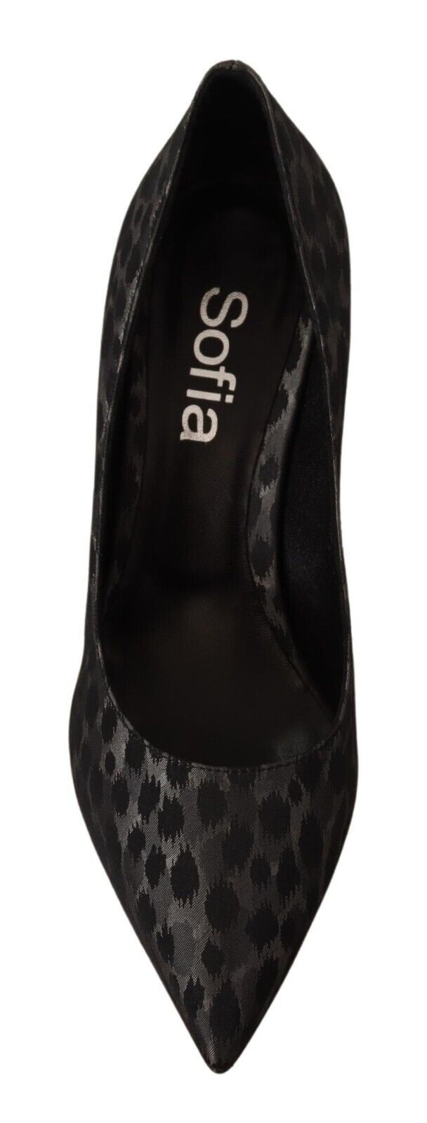Schwarze Leo-Leder Stiletto Pumps