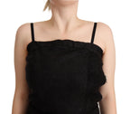 Black Spaghetti Strap Jumpsuit Dress