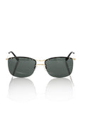 Sonnenbrille für Herren aus schwarzer Metallfaser