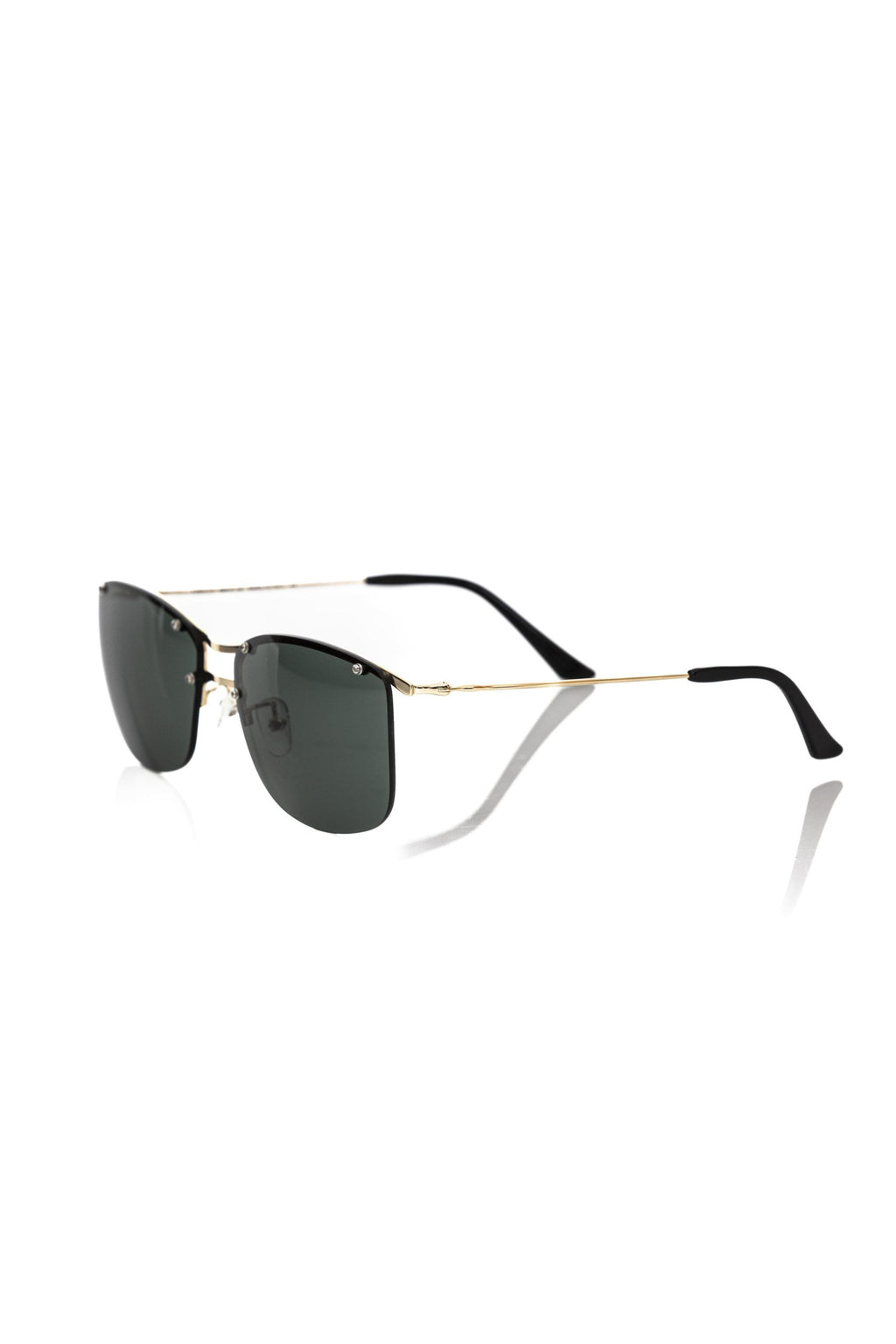 Sonnenbrille für Herren aus schwarzer Metallfaser