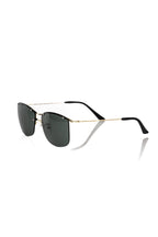 Sonnenbrille für Herren aus schwarzer Metallfaser