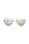 Sonnenbrille für Herren mit silberner Metallfaser
