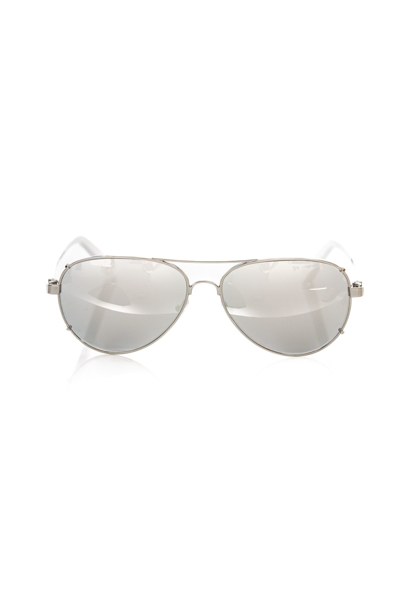 Sonnenbrille für Herren mit silberner Metallfaser