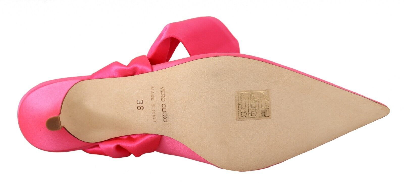 Pink Leather Lace-Up Kitten Heel Pumps
