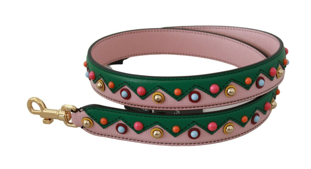 Tracolla in Pelle Rosa Accessorio per Borsa