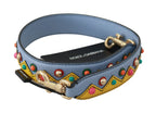 Blauer Handtaschen Schultergurt Leder