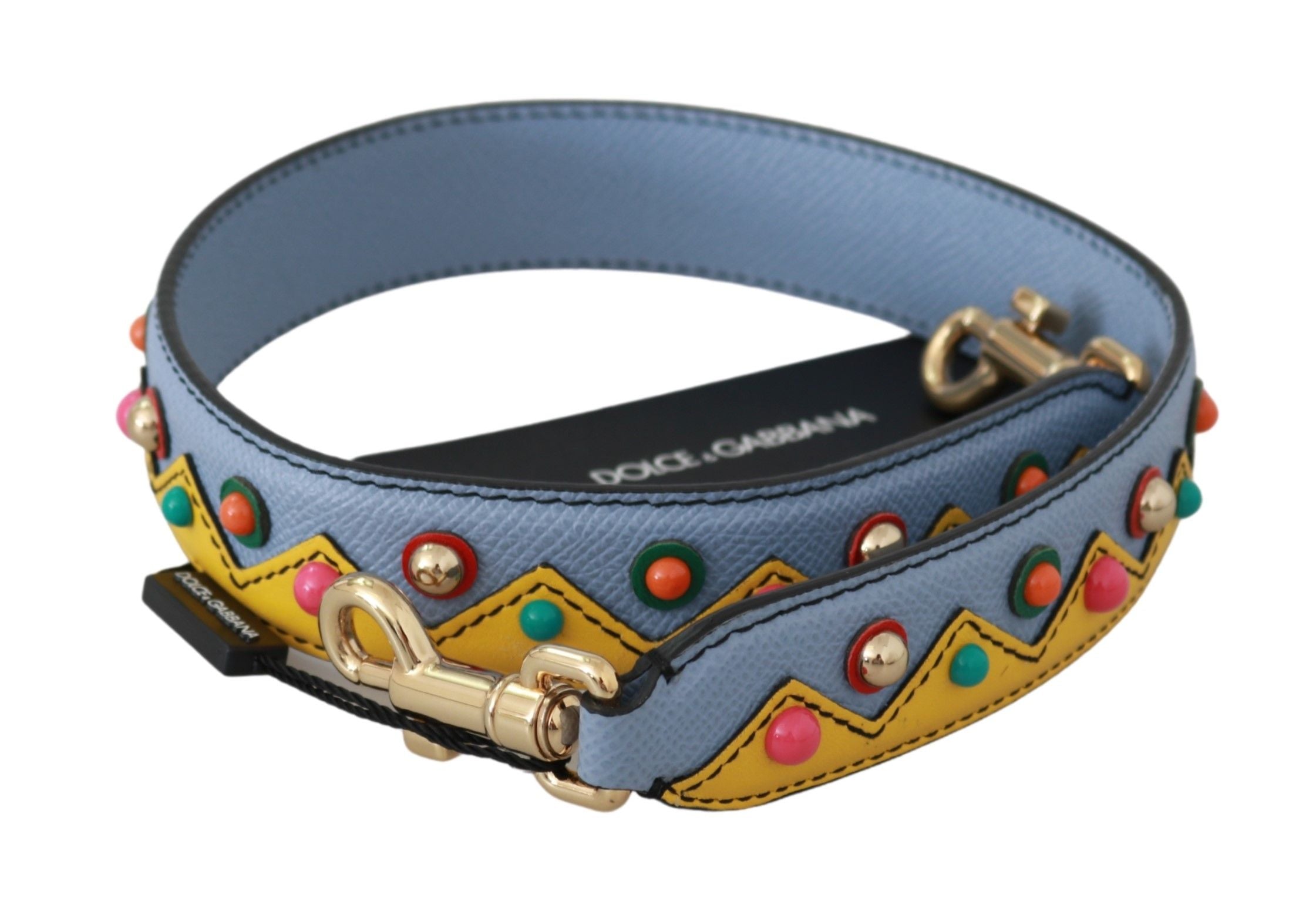 Blauer Handtaschen Schultergurt Leder