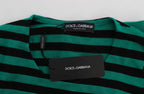 Green Black Silk Cashmere Sweater