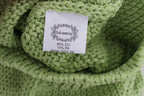Pullover aus grünem Baumwollmischgewebe