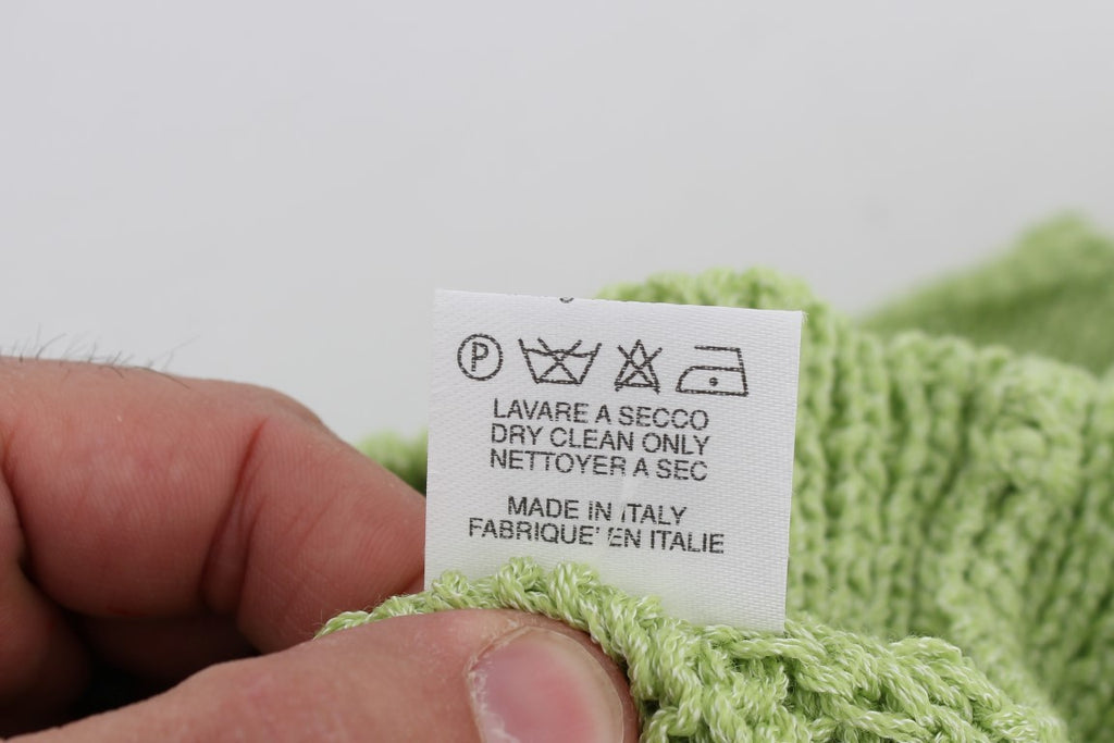 Pullover aus grünem Baumwollmischgewebe