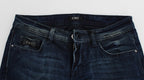 Blue Wash Cotton Slim Fit Skinny Jeans