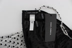 Schwarzes Seiden-Spitzen-Babydoll-Dessous-Oberteil