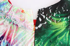 Multicolor Organza Sheath Dress