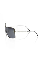 Black Metallic Fiber Women Sunglasses