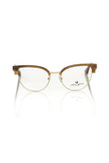 Brown Metallic Fibre Women Frame
