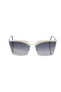 Silberfarbene Damen-Sonnenbrille