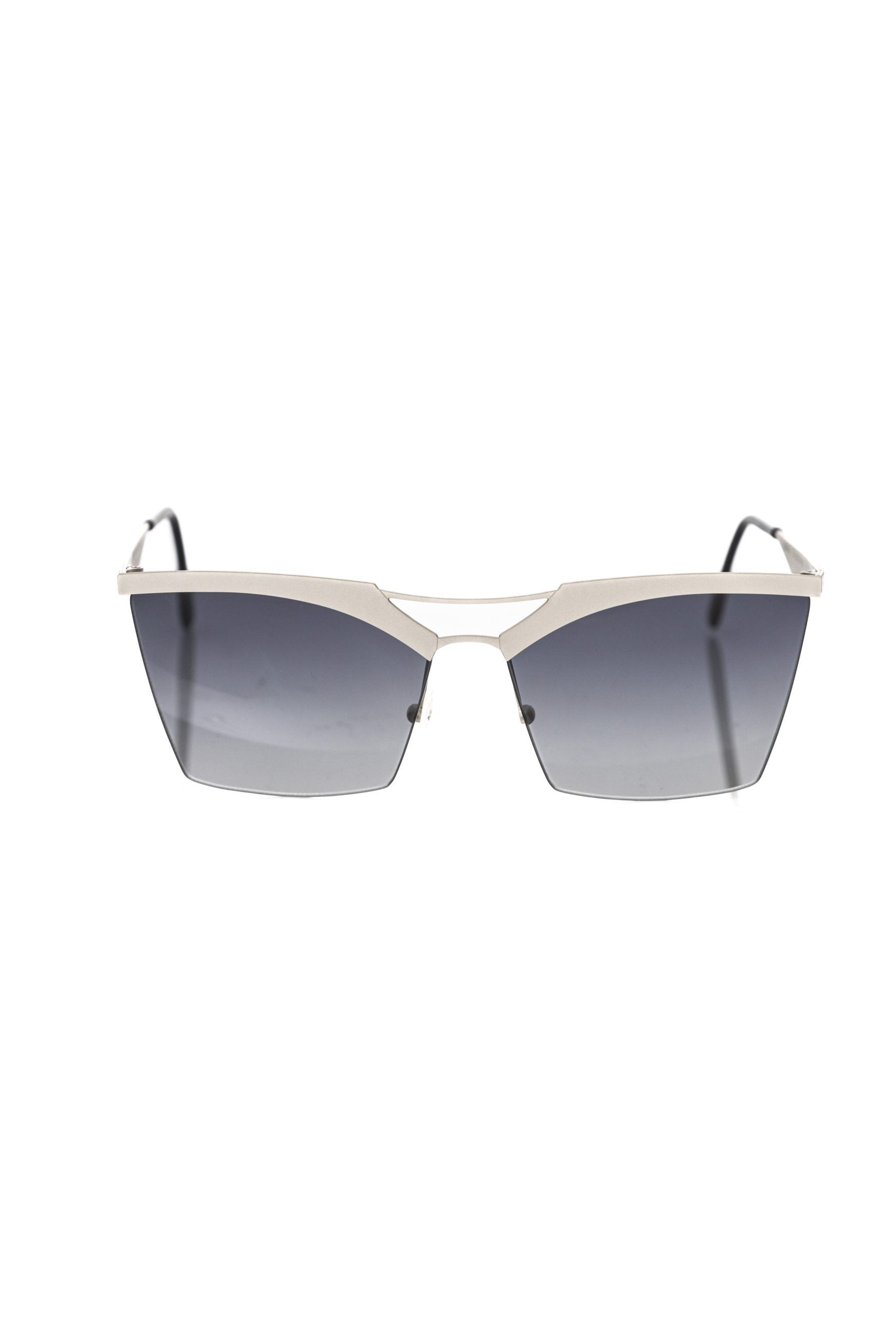 Silberfarbene Damen-Sonnenbrille