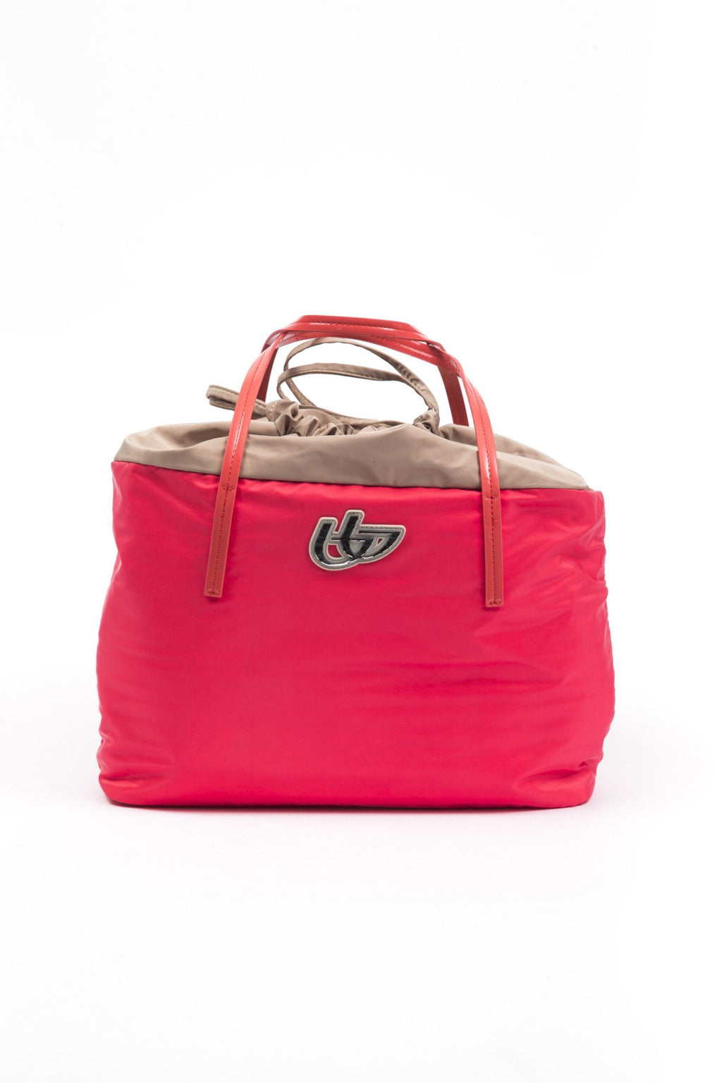 Borsa a tracolla da donna in poliestere rosso