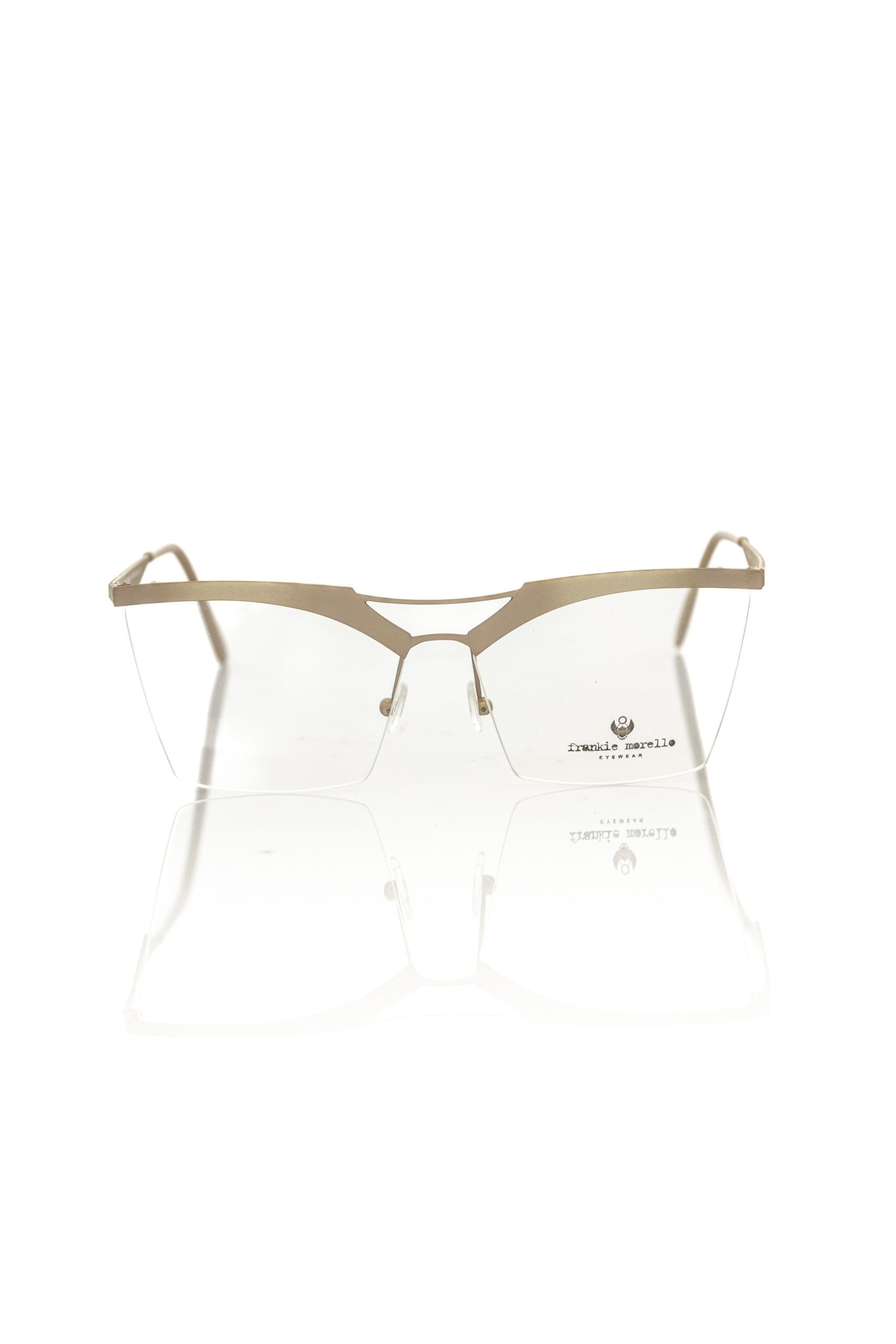 Braune Metallic Damen Brillenfassung