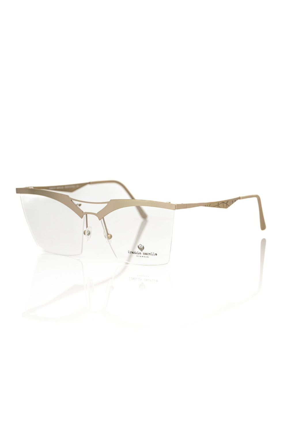 Braune Metallic Damen Brillenfassung