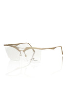 Braune Metallic Damen Brillenfassung