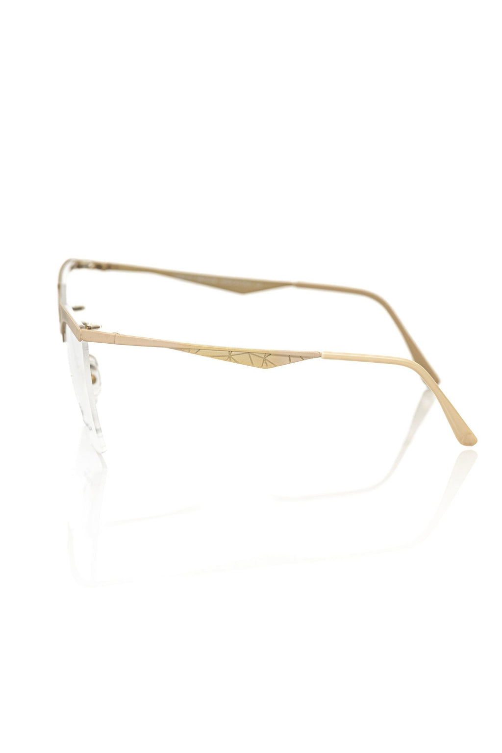 Braune Metallic Damen Brillenfassung