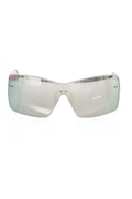 Damen-Sonnenbrille mit silberner Metallfaser