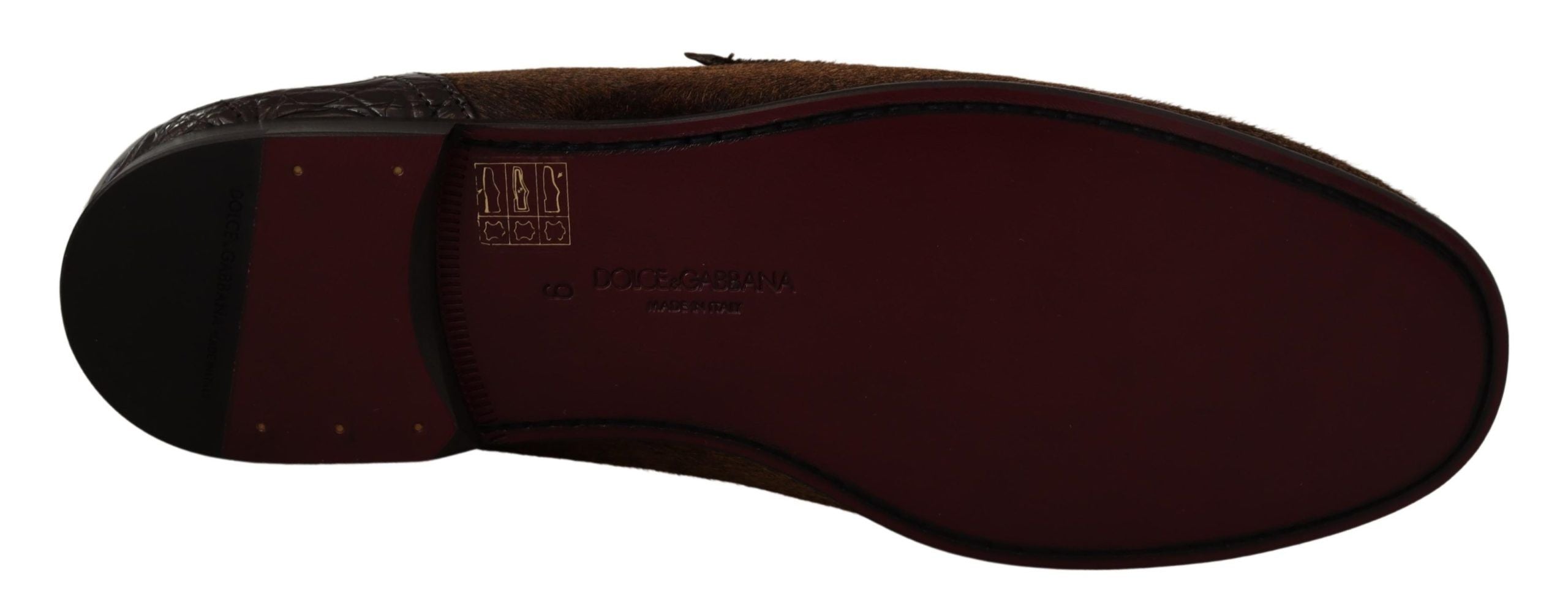 Shoes Dress Loafers Brown Leather Slip-On Shoes