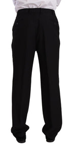 Abito da sera monopetto in poliestere nero