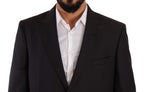 Gray Polyester Single Breasted Formal Suit
