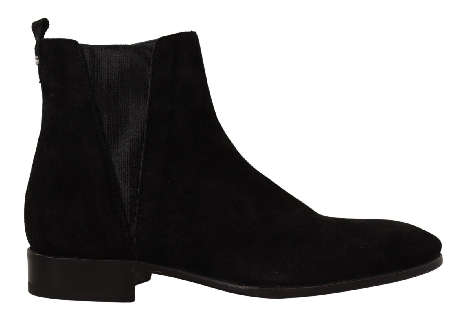 Black Suede Leather Men's Chelsea Boots Shoes