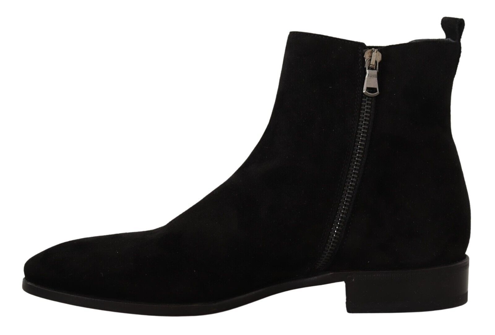 Black Suede Leather Men's Chelsea Boots Shoes