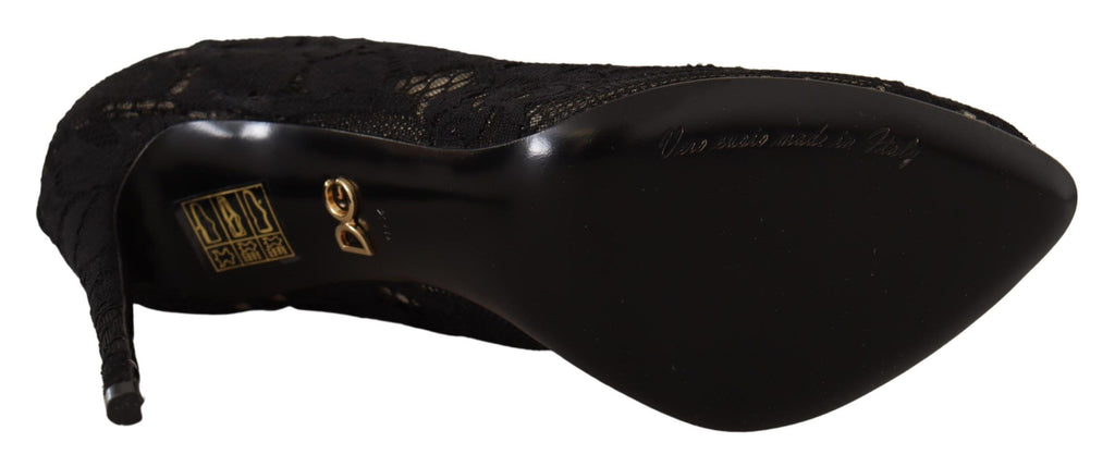 Schwarze Stretchsocken Taormina Schnürstiefel Schuhe