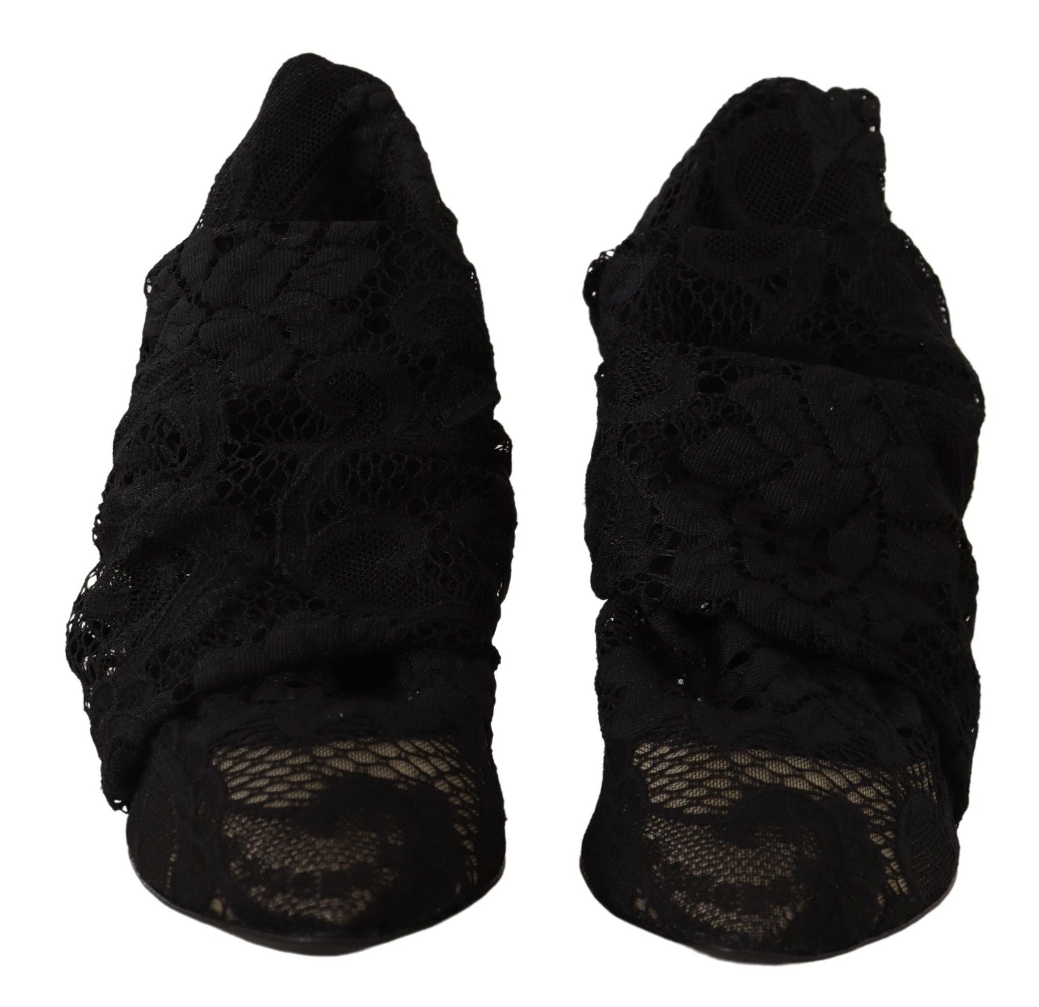 Schwarze Stretchsocken Taormina Schnürstiefel Schuhe