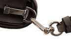 Crossbody-Tasche aus hellgrauem Leder