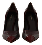 Multicolor Exotic Leather Heels Pumps Shoes