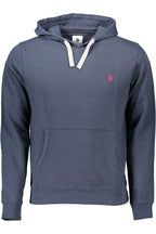 Herren-Sweatshirt aus blauer Baumwolle