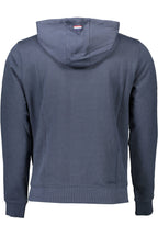 Herren-Sweatshirt aus blauer Baumwolle