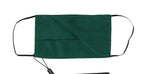Green Silk Pleated Elastic Ear Strap Face Mask