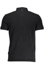 Black Cotton Polo Shirt