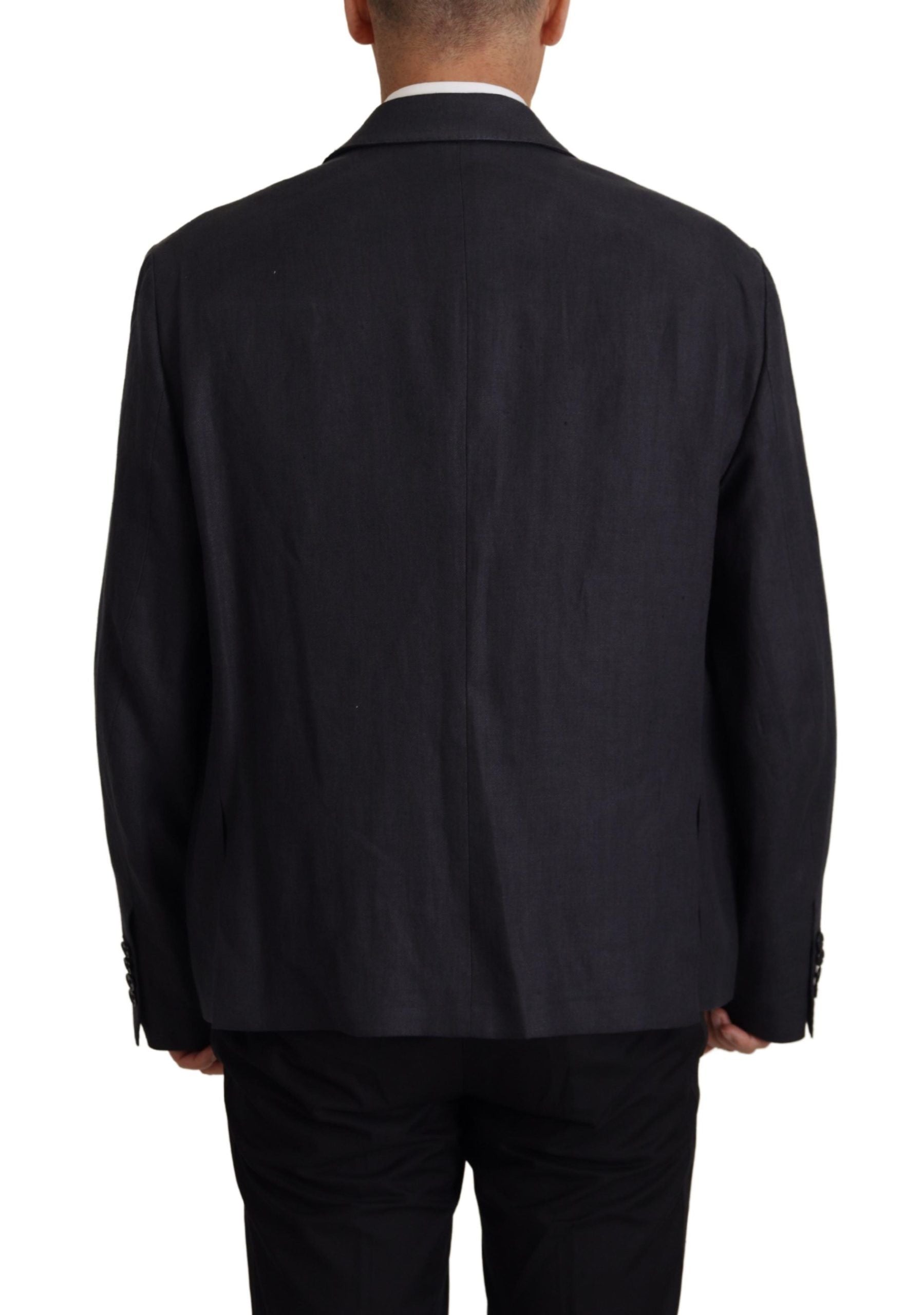 Herren Sakko aus Leinen in Blau