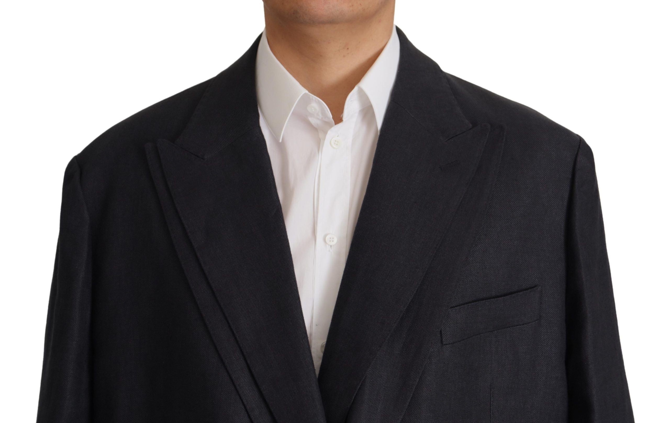 Herren Sakko aus Leinen in Blau