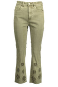 Grüne Baumwolljeans & -hosen