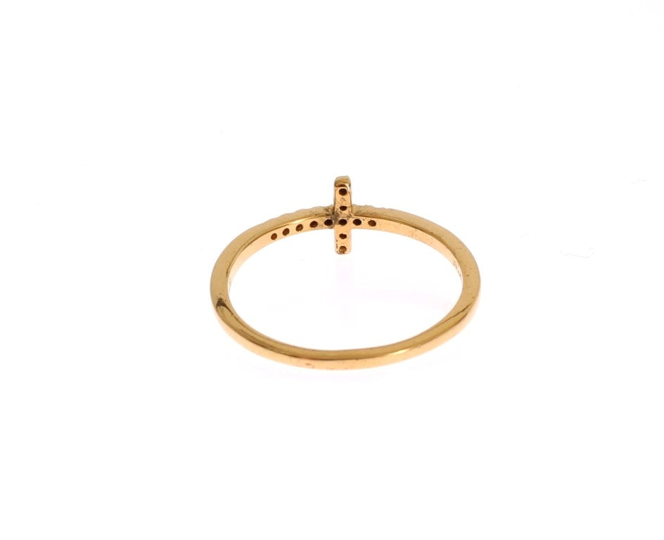 Gold 925er Silberring