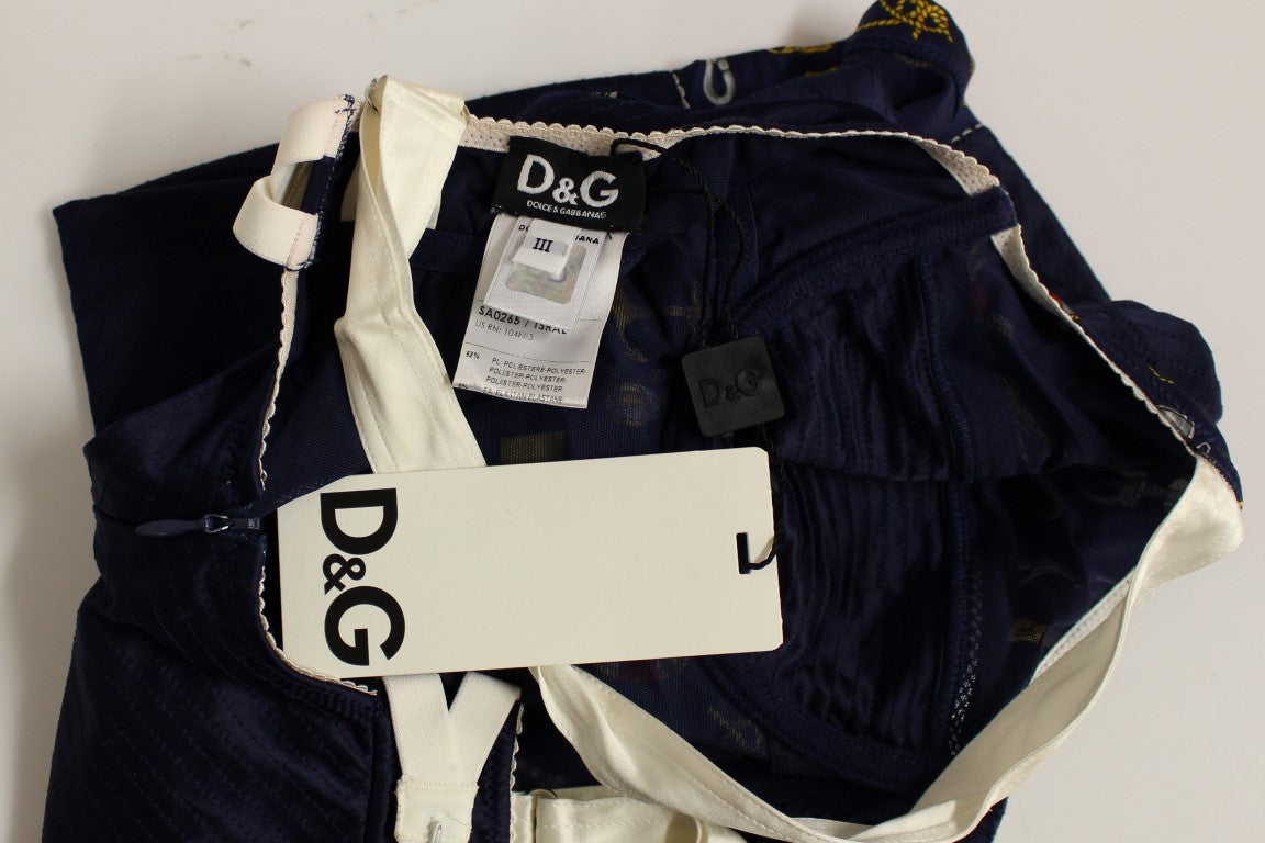 Blaues Tanktop mit Segler-Motiv